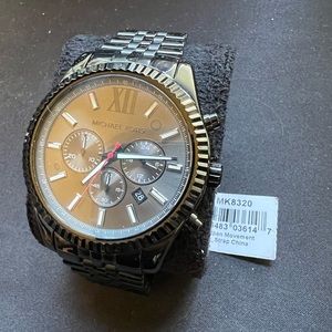 Men’s Michael Kors Chronograph Watch (Black) *Brand New*